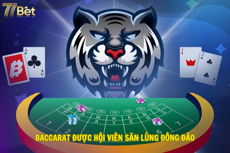 Baccarat được hội viên săn lùng đông đảo